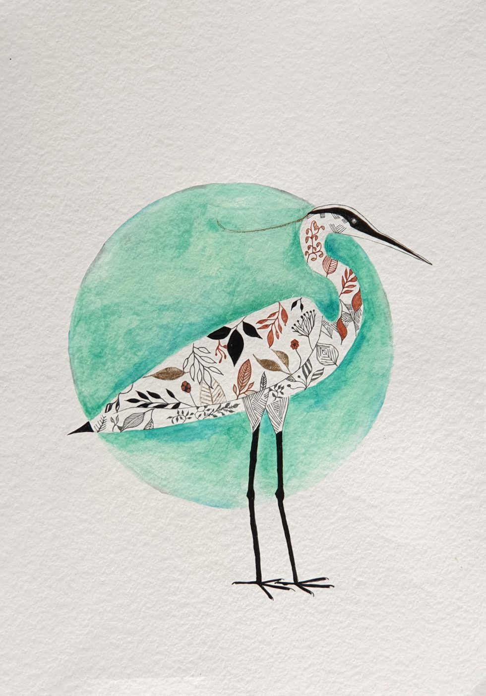 My gentle heron - jw