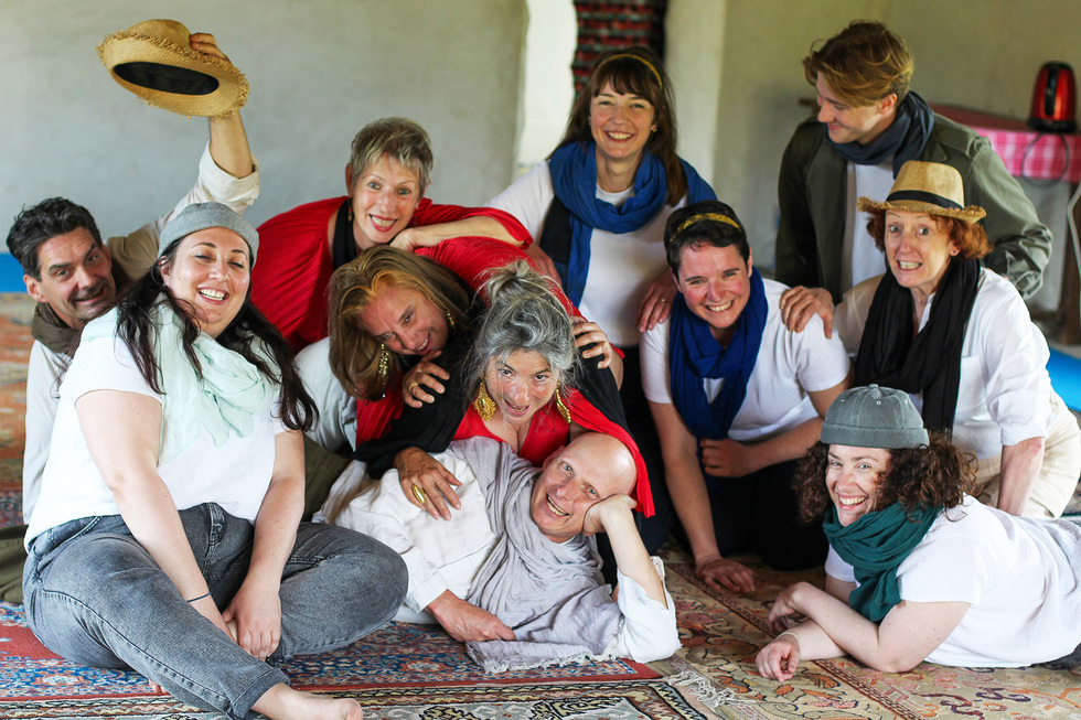 atelier théâtre mini résidence avec Julien