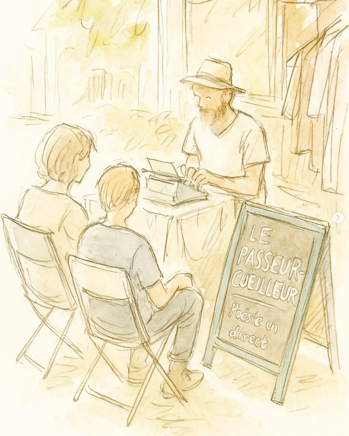 illustration-passeur-cueilleur Le Passeur-Cueilleur et son cabinet d'écriture mobile